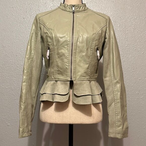 NEW LA coalition women’s faux leather jacket size S - Picture 1 of 9